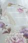 Preview: Kimono Royal Cranes weiss, kurz, Seide, Morgenmantel